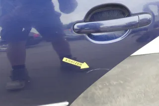 VW Golf 4 Bora Tür hinten links nur Kombi / Variant blau LB5N indigoblau - Bild 3