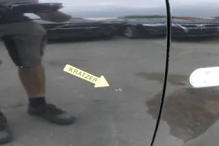 VW Passat 3B 3BG Kombi + Limo Tür vorne rechts Beifahrertür schwarz L041 uni - Bild 2