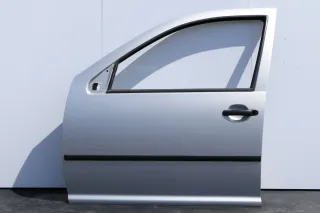 VW Golf 4 Bora Tür vorne links Fahrertür 4/5-Türer + Kombi silber LB7Z satinsilb - Bild 1
