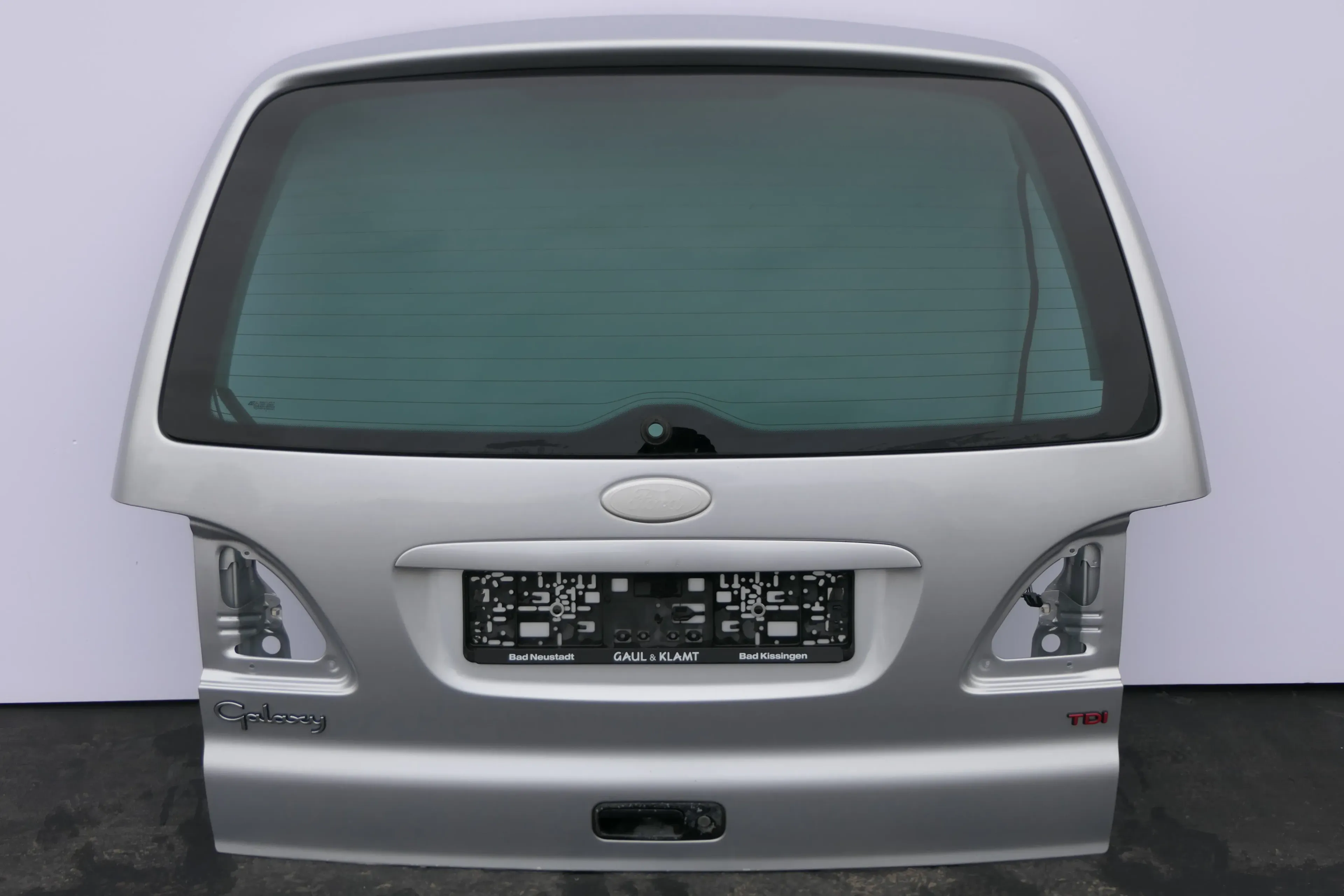 Ford Galaxy Facelft Heckklappe Scheibe  Klappe hinten Bj. 2005 silber grau LA7W - Bild 1