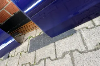 VW Polo 9N 9N3 Tür hinten links blau LB5N 4-Türer (Mängel siehe Text) - Bild 3
