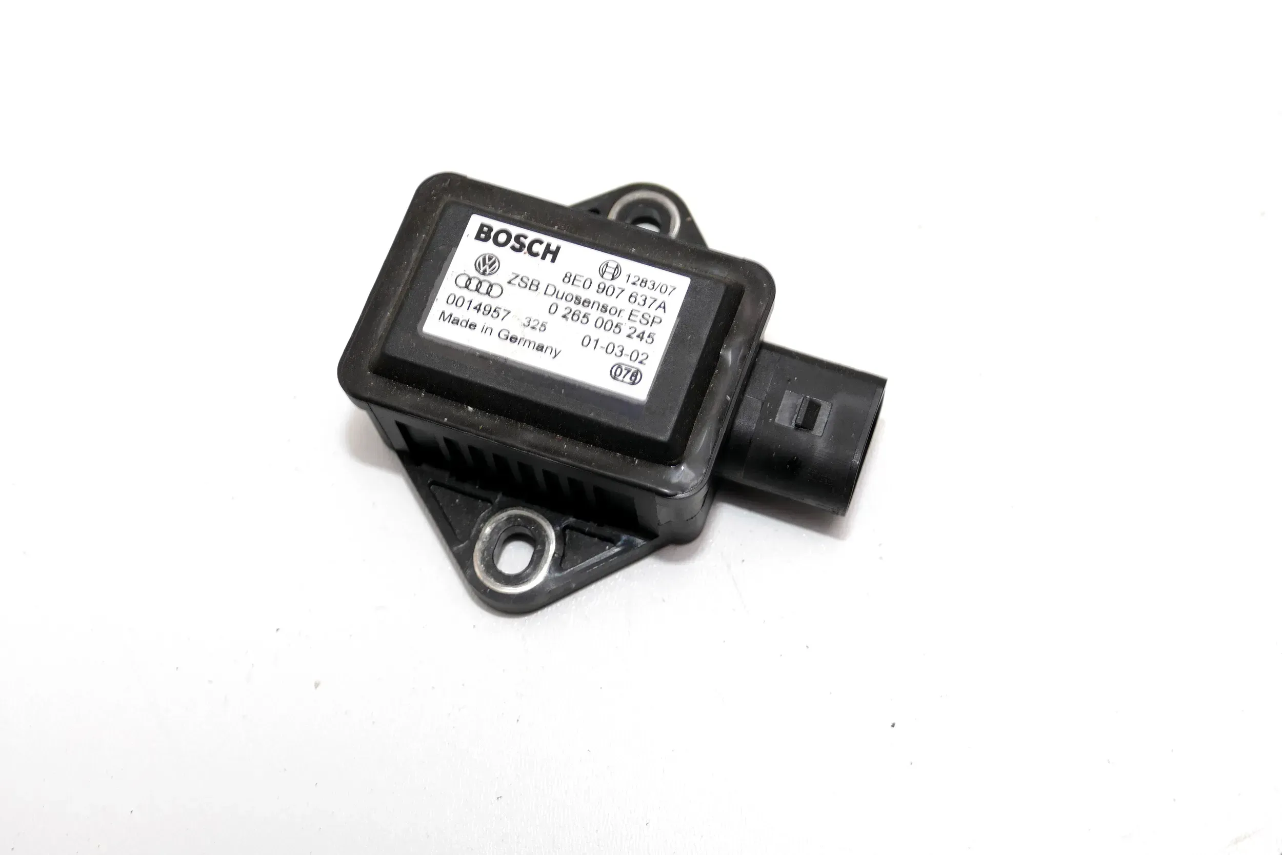 Audi A4 B5 A6 VW Passat 3BG ABS ESP ZSB Duosender Steuergerät 8E0907637A Phaeton - Bild 1