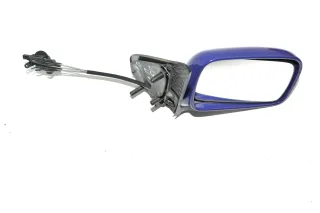 VW Polo 6N manueller manuell Spiegel Außenspiegel rechts mit Glas blau LD5D 1033 - Bild 2