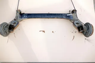 VW Polo 9N Ibiza 6L Achse hinten Hinterachse Achsträger mit ABS Trommelbremse - Bild 1