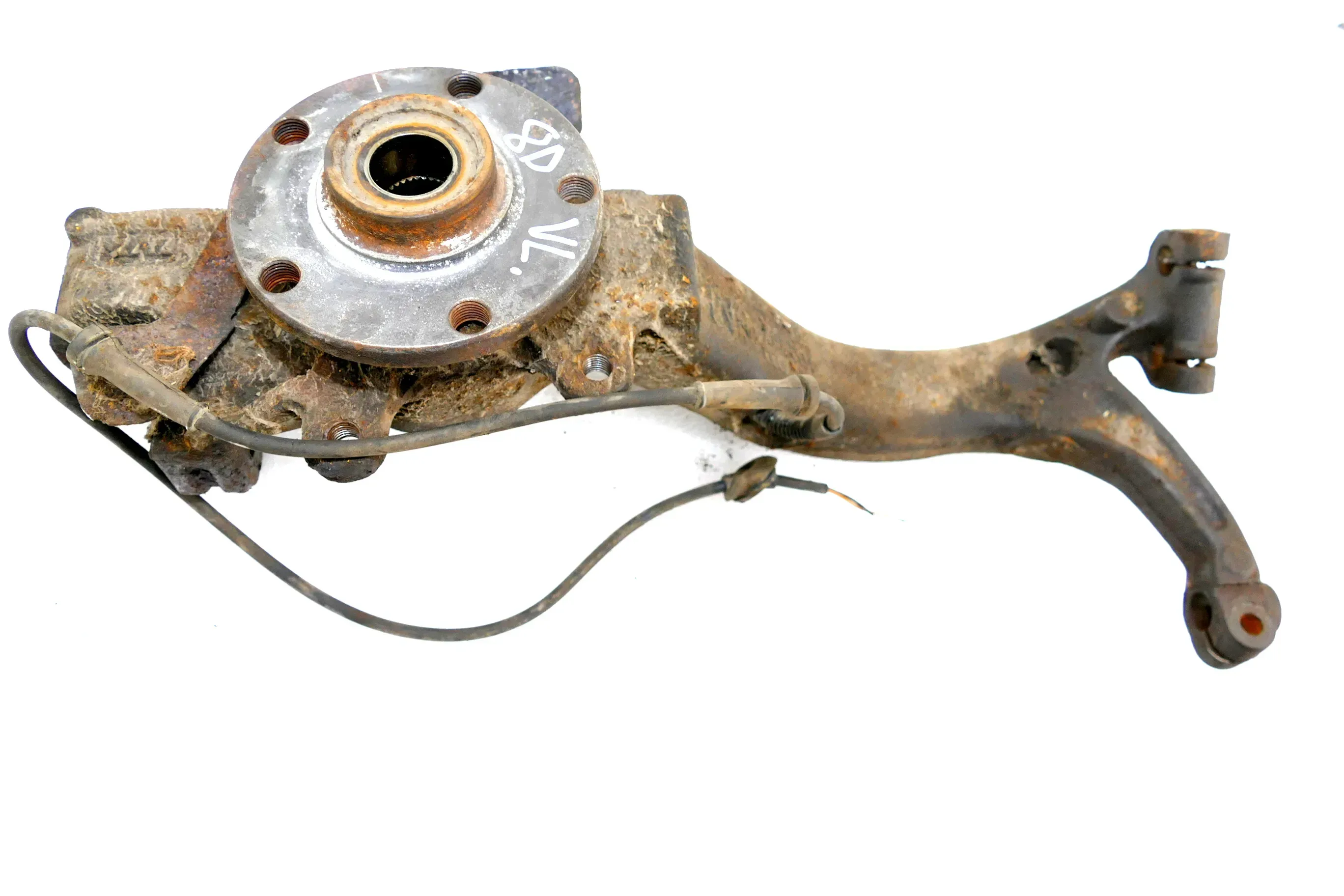 + Passat 3B A4 Achsschenkel Radlager links vorn 8D0407253B Benziner+TDI 75mm - Bild 1