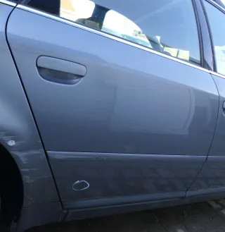 Audi A6 4B C5 Tür Türblatt hinten rechts grau LY7L - Bild 2