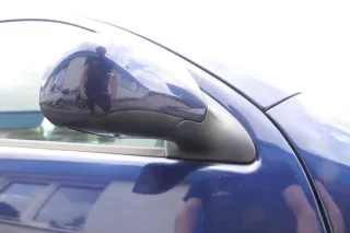 Skoda Fabia 6Y elektrisch Spiegel Außenspiegel rechts mit Glas blau LF5U - Bild 3
