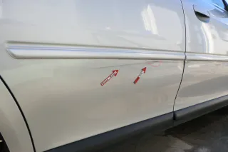 Audi A3 8L Tür Türblatt hinten rechts 4/5-Türer grau silber LY7M - Bild 3