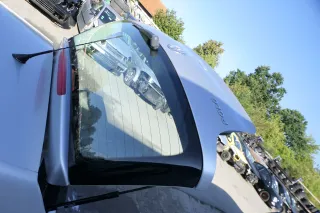 VW Polo 9N3 Fun Heckklappe Kofferraumklappe Klappe hinten Scheibe silber LA7W - Bild 6
