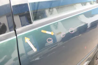 VW Passat 3B 3BG Limousine Tür hinten links grün LC6N - Bild 5