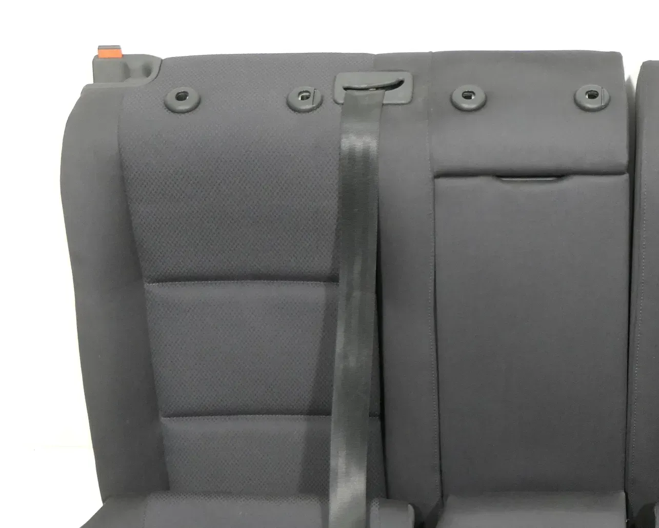 Audi A4 B6 B7 8E Sitz Rückbank Rücksitzbank hinten links 3-Punkt-Gurt schwarz - Bild 1