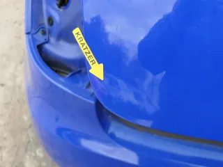 Skoda Fabia 5J Limousine Schrägheck Heckklappe hinten mit Scheibe blau LF5K - Bild 9