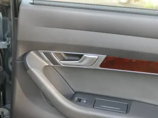 1x A6 4F Türverkleidung Verkleidung Tür hinten rechts schwarz Leder - Bose Rollo - Bild 2