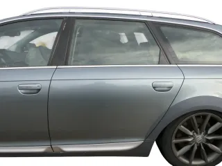 Audi A6 4F C6 Avant Tür Rahmen + Türblatt hinten links grau grau LY7E - Allroad - Bild 1