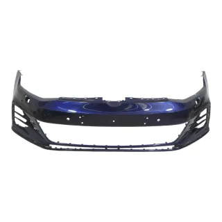 VW Golf 7 5G Stoßstange vorne Frontoßstange Stoßfänger blau PDC SWR - Bild 1