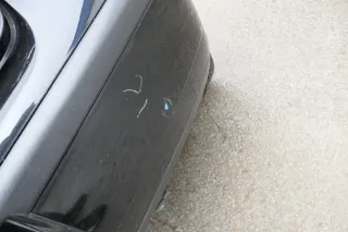 VW Polo 9N 9N3 Stoßstange hinten Heckstoßstange Stoßfänger schwarz L041 - Bild 6