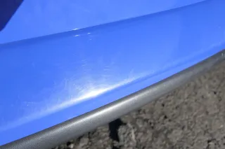 VW Polo 9N 9N3 Stoßstange hinten Heckstoßstange Stoßfänger blau LA5F - Bild 7