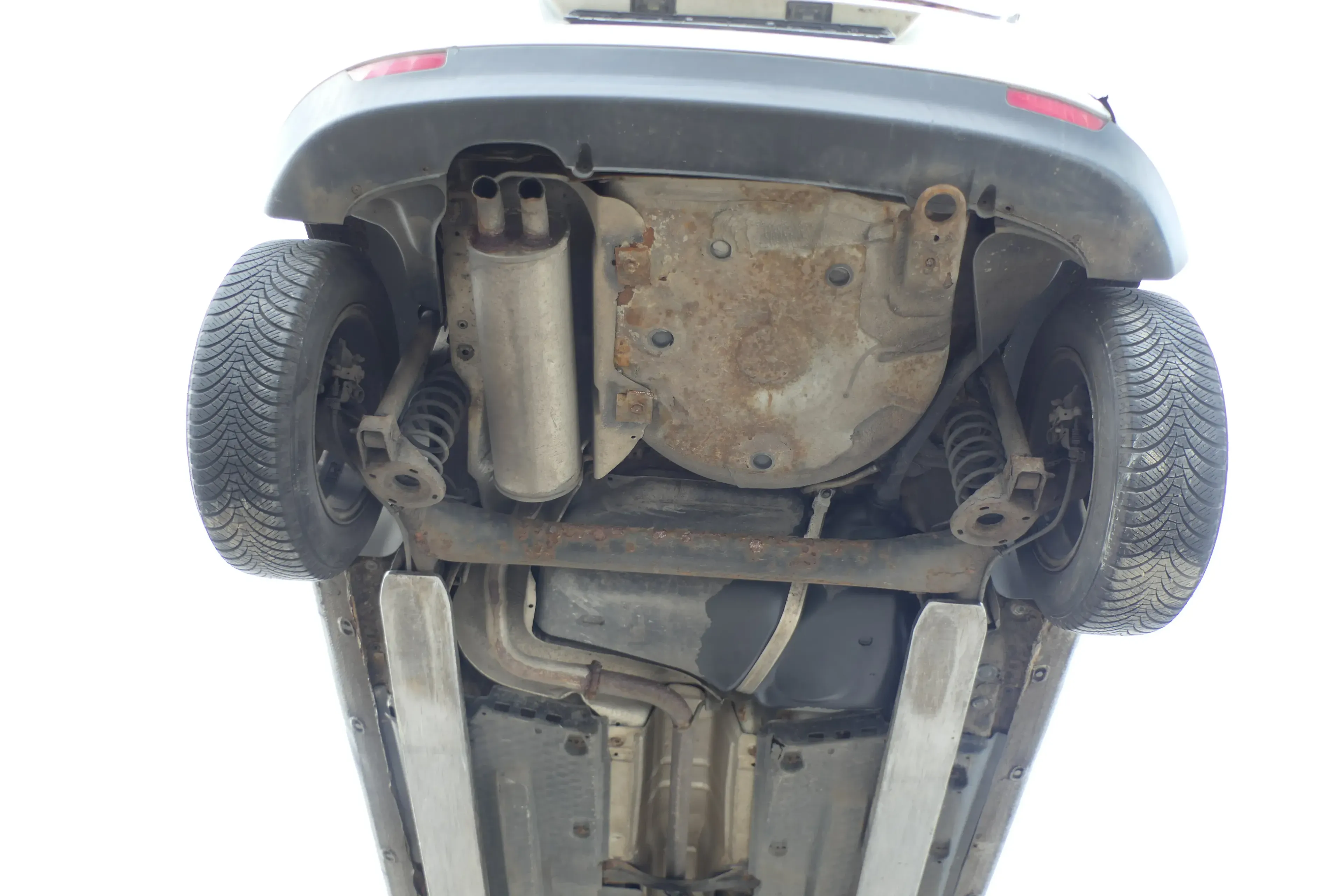 VW Polo 9N 9N3 A2 Ibiza 6L Fox Feder Federn hinten links und rechts 6Q0511115BH - Bild 1