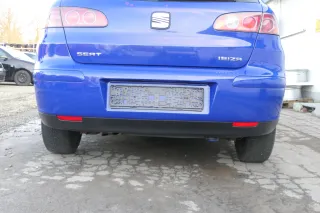Seat Ibiza 6L Heckklappe Klappe hinten Kofferraumklappe blau LS5G ohneBremsleuch - Bild 2
