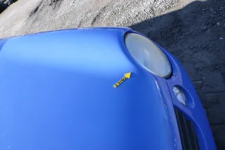 VW Lupo Motorhaube KLappe vorne blau LR5A - Bild 8