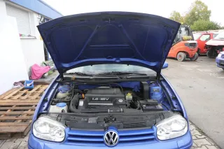 VW Golf 4 Motorhaube Haube Klappe vorne blau LW5Y - Bild 9