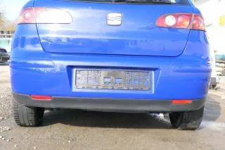Seat Ibiza 6L Stoßstange Heckstoßstange hinten blau LS5G - Bild 1