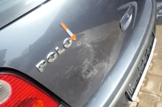 VW Polo 9N3 9N Heckklappe Kofferraumklappe Klappe grau LC7V - Scheibe ohne - Bild 3