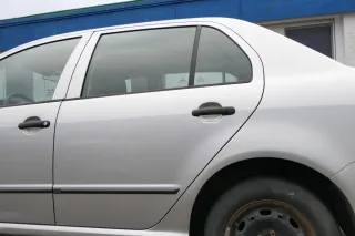 Skoda Fabia 6Y Limousine Schrägheck Tür hinten links grau silber LF7T - Bild 1