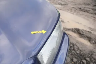 Skoda Octavia 1U Motorhaube Haube Klappe vorne grau LF5U  blau mit Grill - Bild 7