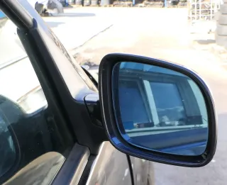 VW Bora Golf 4 elektrischer Spiegel Außenspiegel rechts mit Glas schwarz LC9Z KM - Bild 2