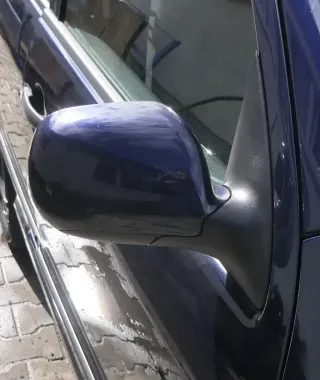 Skoda Fabia 6Y elektrisch Spiegel Außenspiegel rechts mit Glas blau LF5U - Bild 2