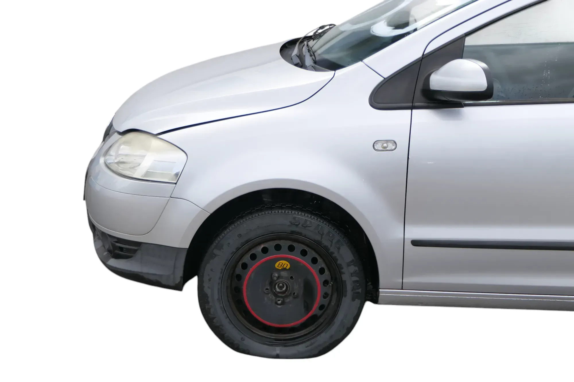 VW Fox Kotflügel vorne links silber LA7W - Bild 1