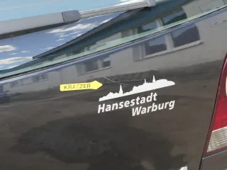 VW Polo 9N3 9N Heckklappe Kofferraumklappe Klappe schwarz LC9Z ohne Anbauteile - Bild 3