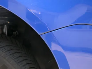 VW Polo 9N Kotflügel vorne rechts blau LA5F bis ca.Bj.2004 - Bild 2