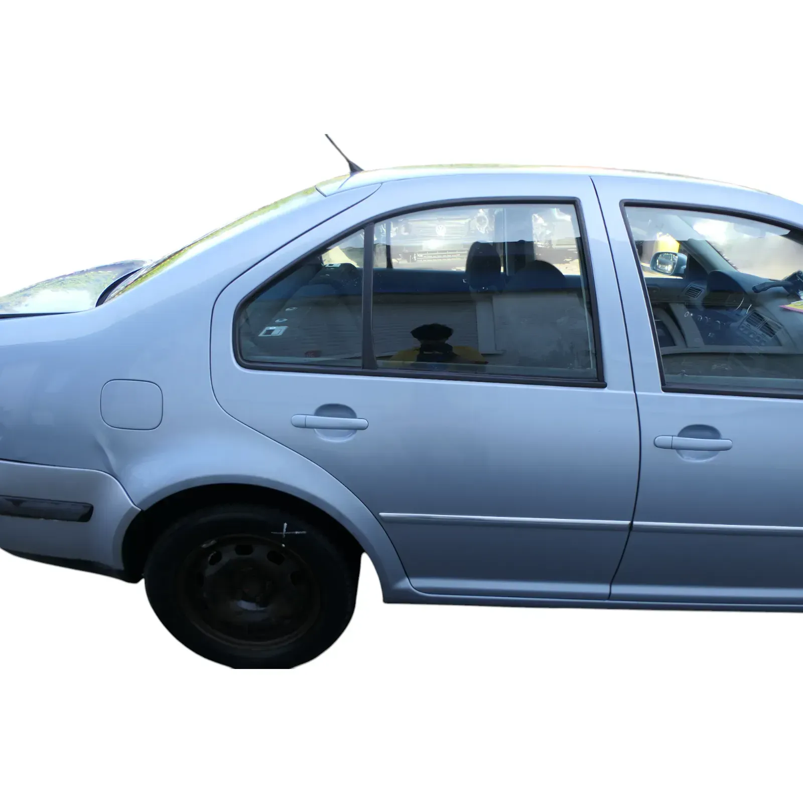 VW Bora Tür hinten rechts nur Limousine blau LB5S - ohne Anbauteile - Bild 1
