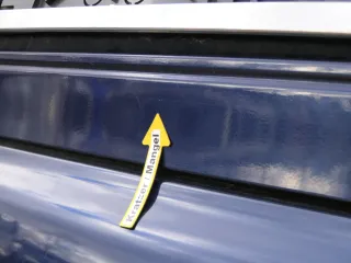 Audi A4 B5 Heckklappe hinten Klappe Kofferraumklappe Limousine blau LZ5T bis1999 - Bild 7