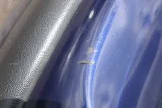VW Polo 9N 9N3 Stoßstange Heckstoßstange hinten blau LB5N - Bild 7