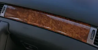 Audi A6 4B C5 Verkleidung Klappe Abdeckung Dekor Holz vavona Bernstein Holz - Bild 2
