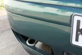 VW Bora Stoßstange vorne Frontstoßstange Stoßfänger vorn grün LC6M SWR - Bild 6