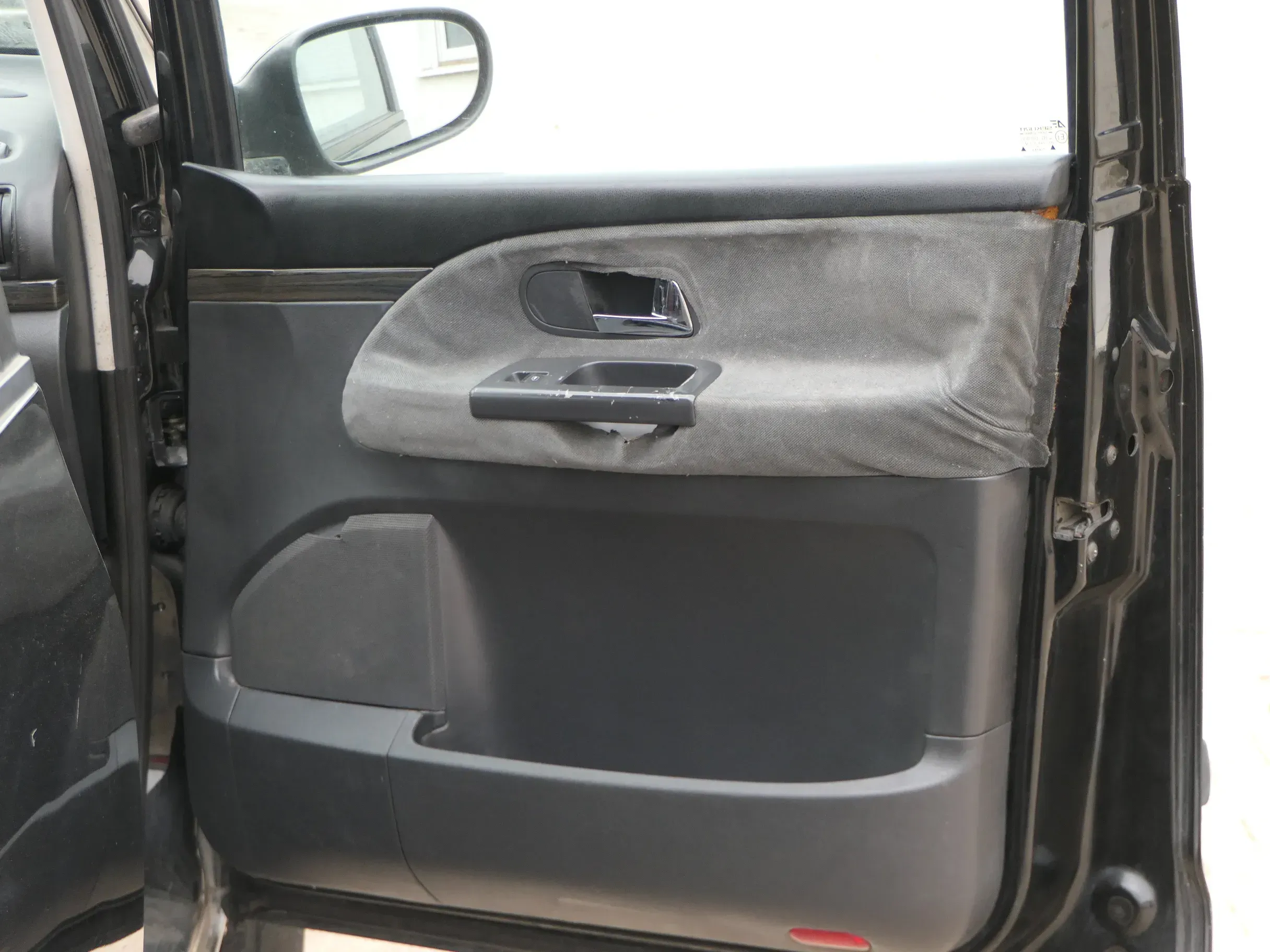 1x VW Sharan 7M Türverkleidung Verkleidung Tür vorne rechts Facelift anthrazit - Bild 1