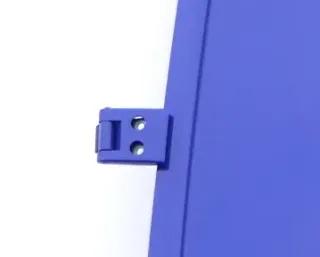 1x VW Crafter 7C MAN TGE Scharniere für Tür Flügeltür links hinten unten blau - Bild 1