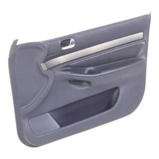1x A6 4B Türverkleidung Verkleidung Tür vorne rechts Leder blau royalblau - Bild 2