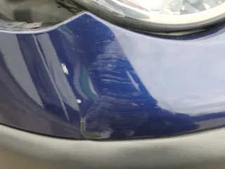 VW Polo 9N Stoßstange Frontstoßstange vorne blau LB5N - Bild 11