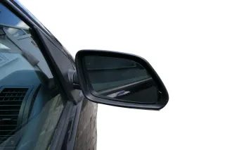 VW Polo 9N 9N3 mechansicher Spiegel Außenspiegel rechts vorne schwarz Blinker - Bild 2