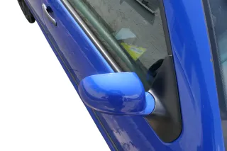 VW Golf 4 Bora elektrischer Spiegel vorne rechts Außenspiegel blau LW5Z Glas - Bild 2