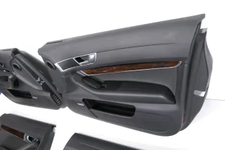 4x Audi A6 4F Türverkleidung Verkleidung Tür vorne hinten Leder S-line - Bild 5
