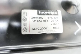 Arosa Lupo Sitz vorne links Fahrersitz Höhenverstellung schwarz College blau gra - Bild 2