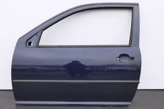 VW Golf 4 Tür vorne links Fahrertür 2/3-Türer blau LB5N - Bild 1