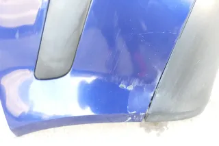 VW Golf 4 Limousine Stoßstange hinten Heckstoßstange Stoßfänger blau LB5N indi - Bild 5