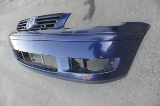 VW Polo 6N2 Stoßstange vorne Frontstoßstange Stoßfänger blau LB5N mit Grill - Bild 5